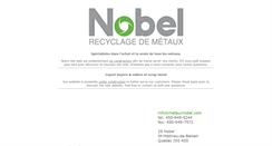 Desktop Screenshot of metauxnobel.com